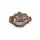 Mesh mask metal Tan