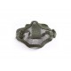 Mesh mask metal OD Green