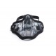 Mesh mask metal Black Skull