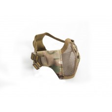 Mesh mask, cheek pad, metal lower half Multicam