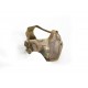 Mesh mask, cheek pad, metal lower half Multicam