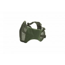 Mesh Mask cheek pad with ear protection OD Green