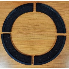 Segment 1/4 crnog kruga oko mete