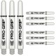 Pro Grip 3 Sets White Shaft